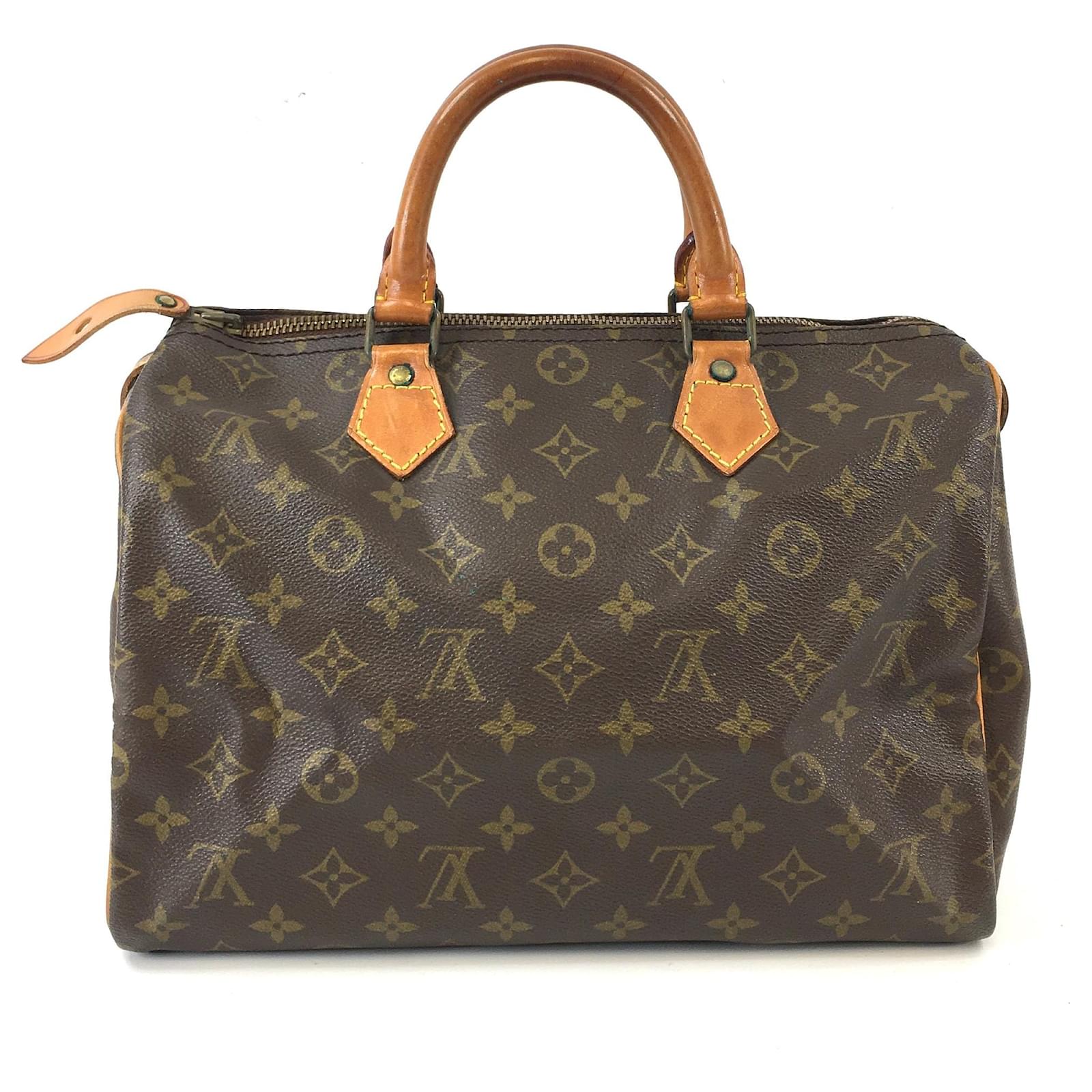 LOUIS VUITTON Authentic Speedy 30 Monogram Satchel Handbag Bag