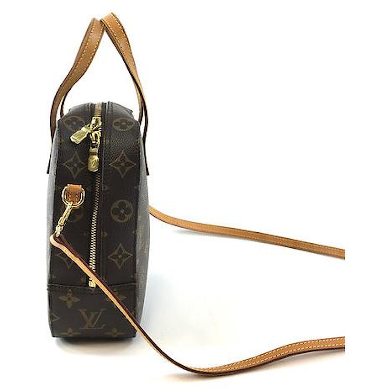 Louis Vuitton Spontini Monogram Canvas Brown Leather ref.594650 - Joli  Closet
