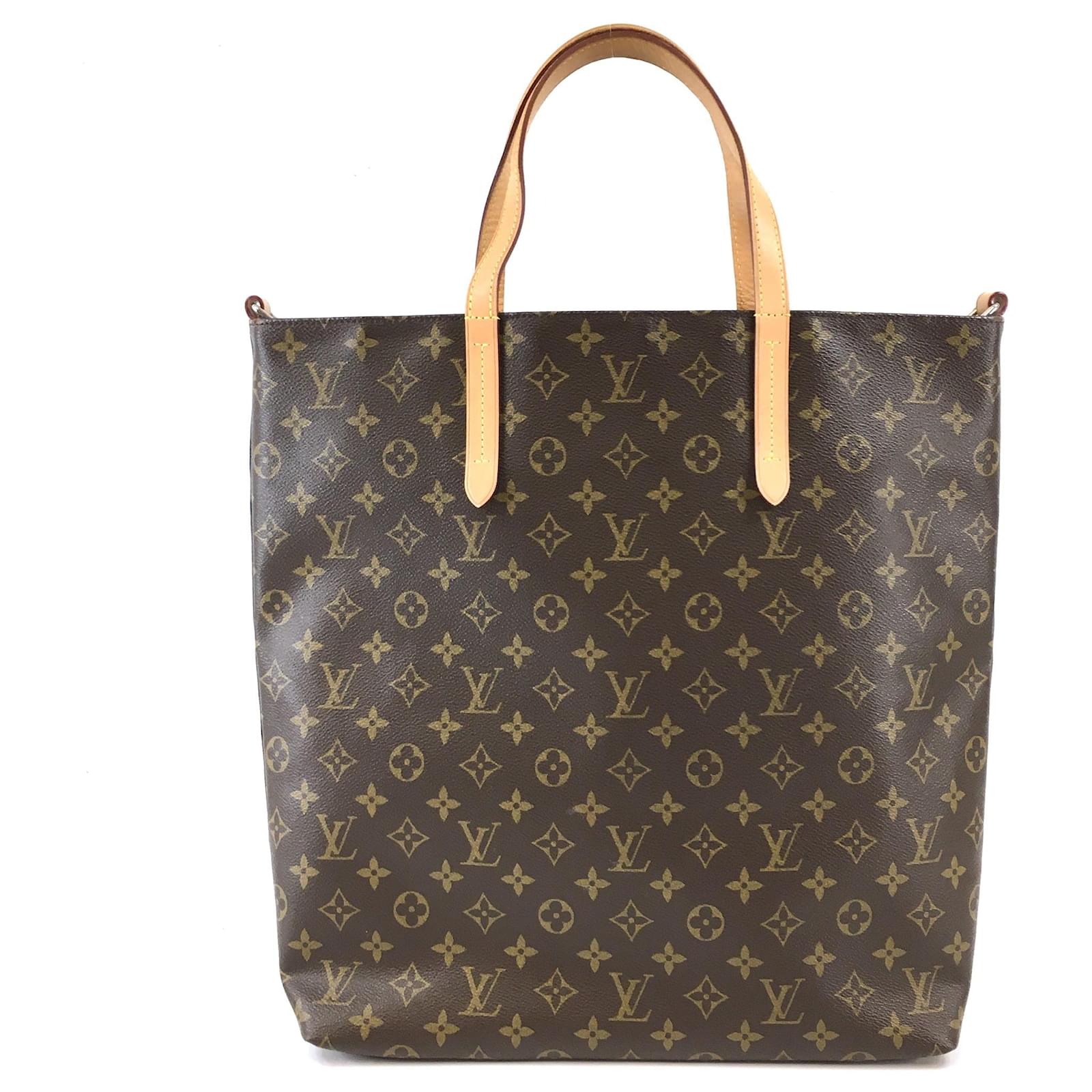 Louis Vuitton Cabas Mezzo Bags Brown Leather ref.618447 - Joli Closet