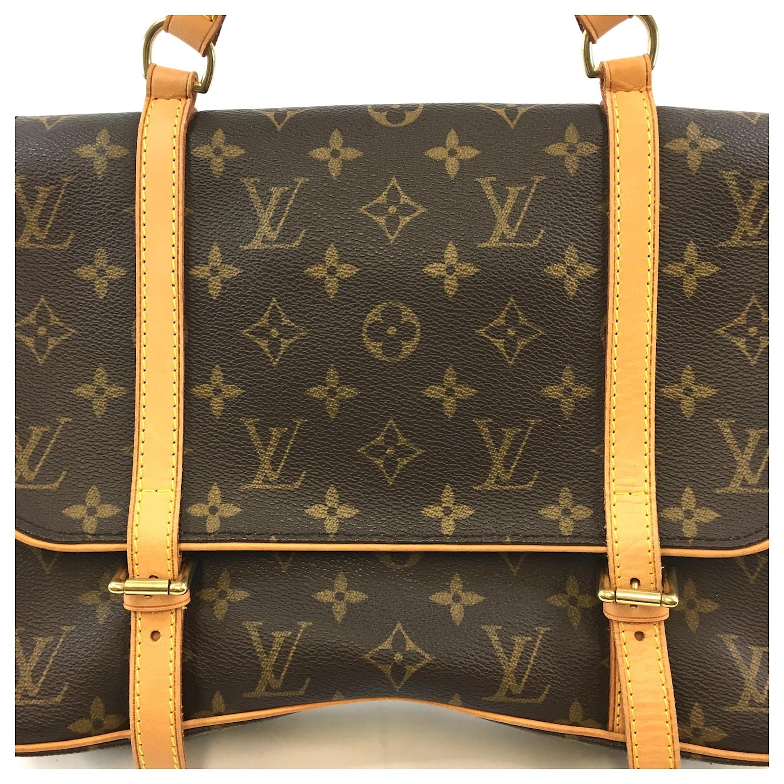 Louis Vuitton Sac Flanerie 45 Bags Brown Leather ref.618544 - Joli Closet