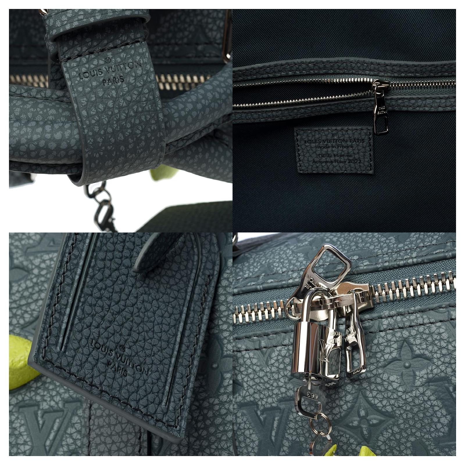 New - FW 2022- Louis Vuitton Keepall 50 Mirror shoulder strap from the  Capsule collection (Virgil Abloh) Silvery Cloth ref.448182 - Joli Closet