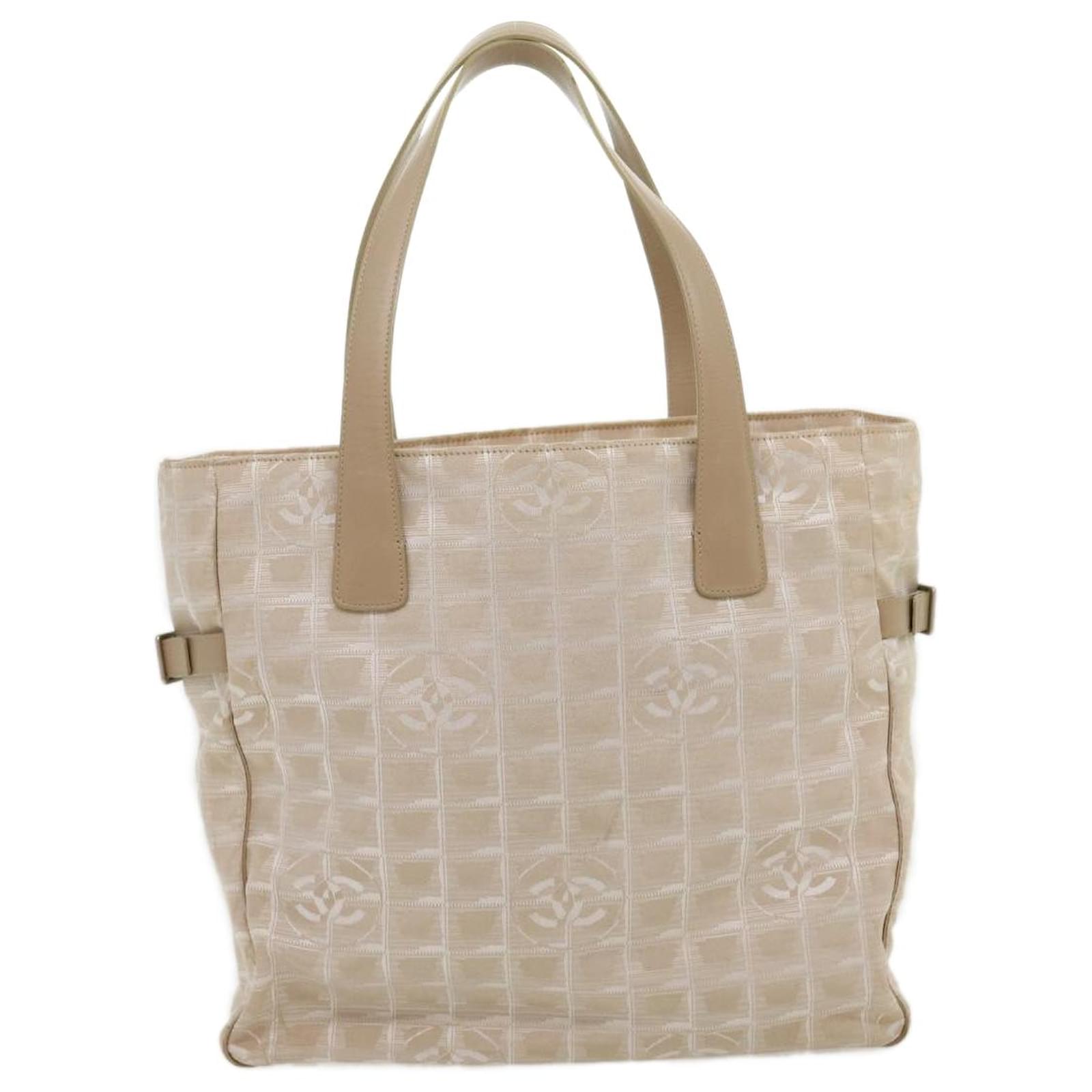 Chanel Large CC Travel Tote: Beige and Creme – Just Gorgeous Studio