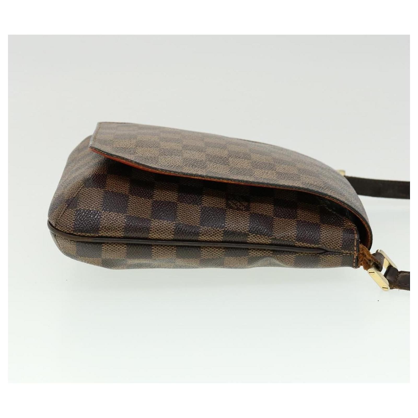 LOUIS VUITTON Damier Musette Salsa Long Shoulder Bag Ebene N51300