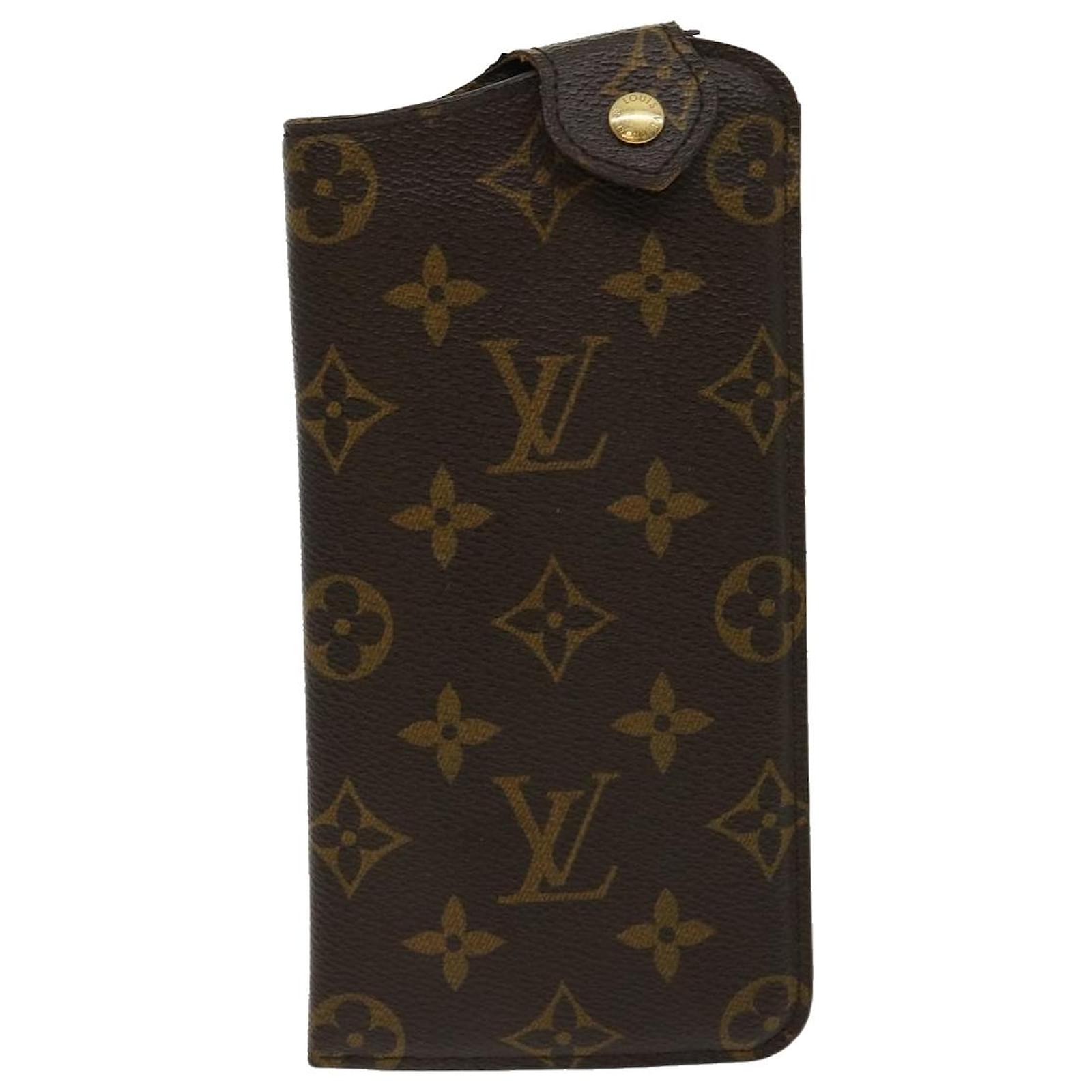 LOUIS VUITTON Monogram Etui Lunette MM Glasses Case M66544 LV Auth