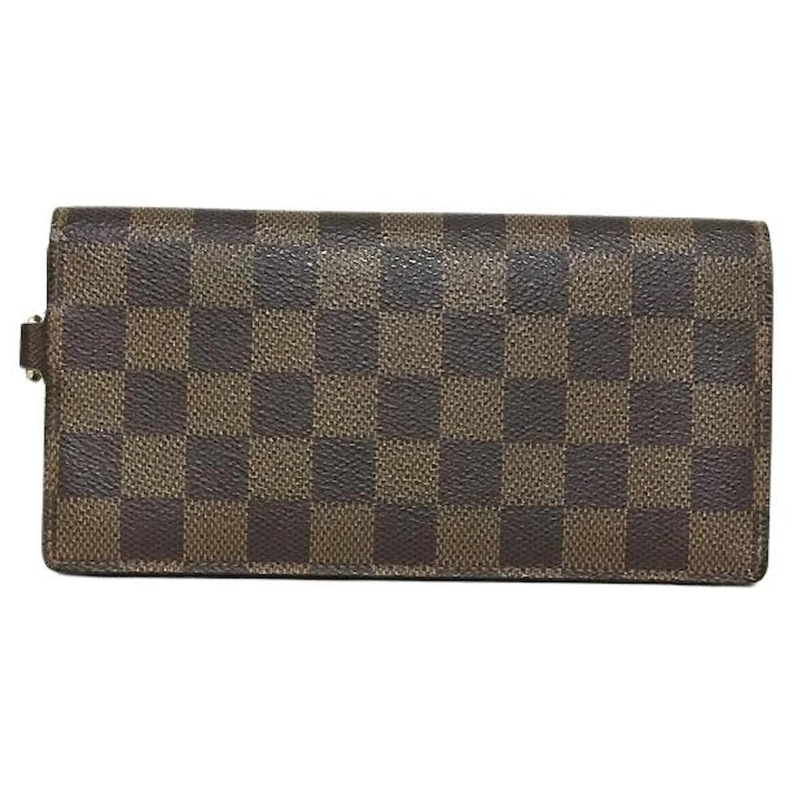 Louis Vuitton Accordeon wallet Brown Cloth ref.619491 - Joli Closet