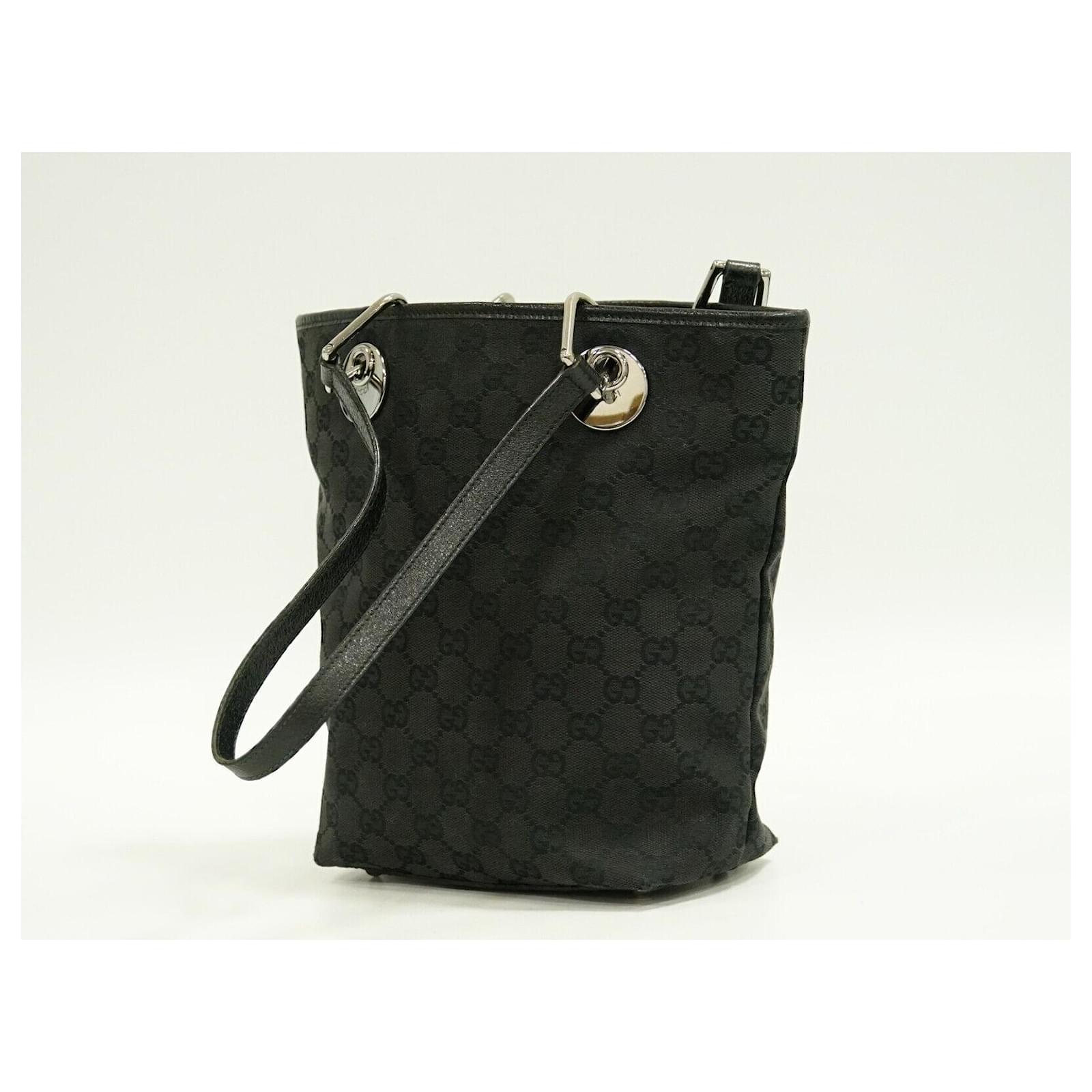 Gucci Guccissima Black Cloth Ref 619690 Joli Closet gucci-guccissima-black-cloth-ref-619690-joli-closet