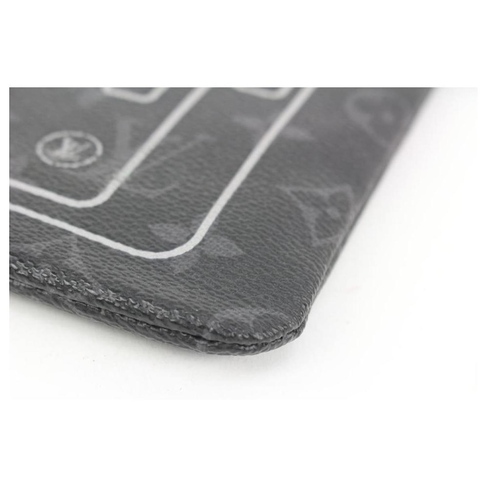 A LIMITED EDITION BLACK MONOGRAM ECLIPSE FLASH IPAD POUCH WITH