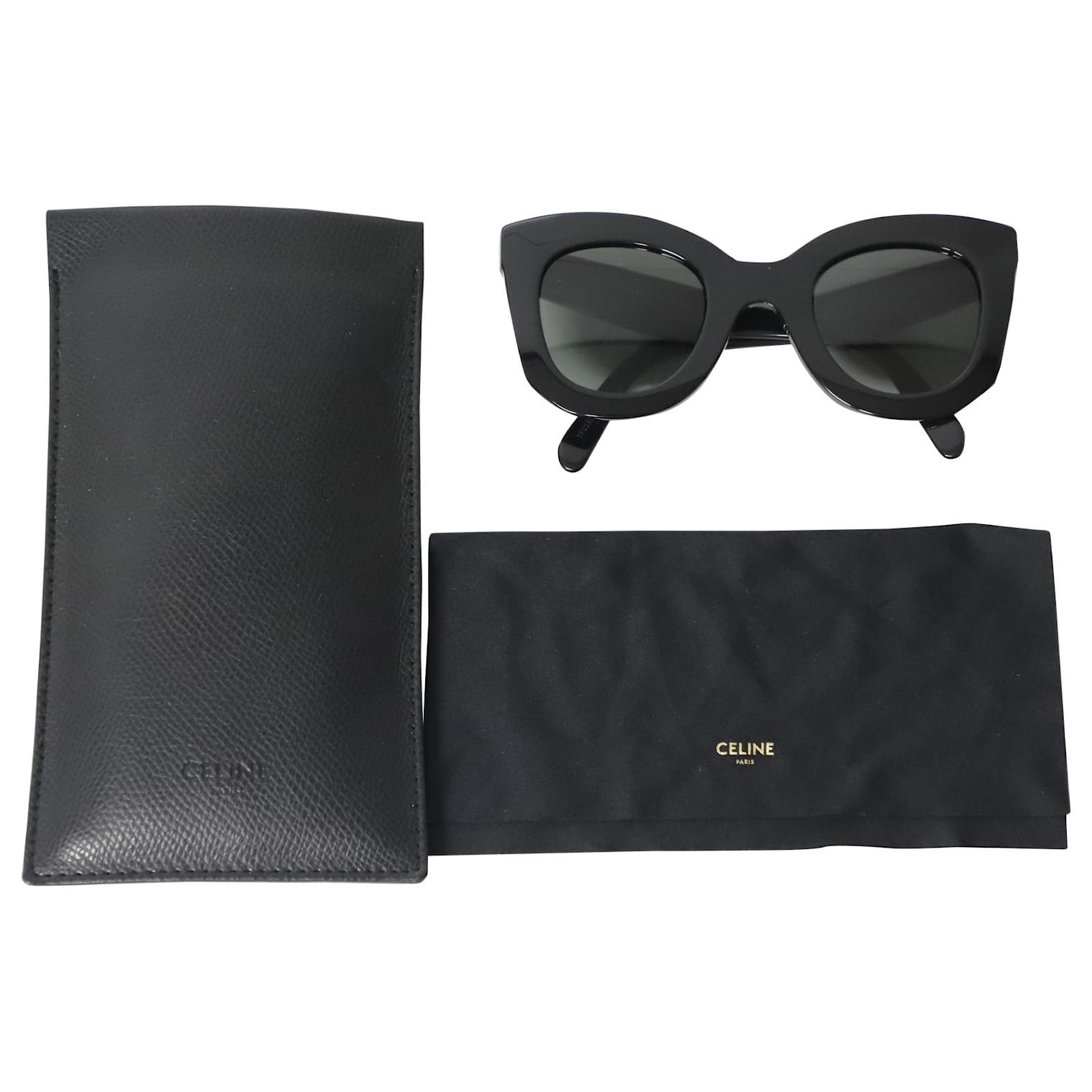 Céline Celine CL4005IN Sunglasses in Black Acetate Cellulose fibre ref ...