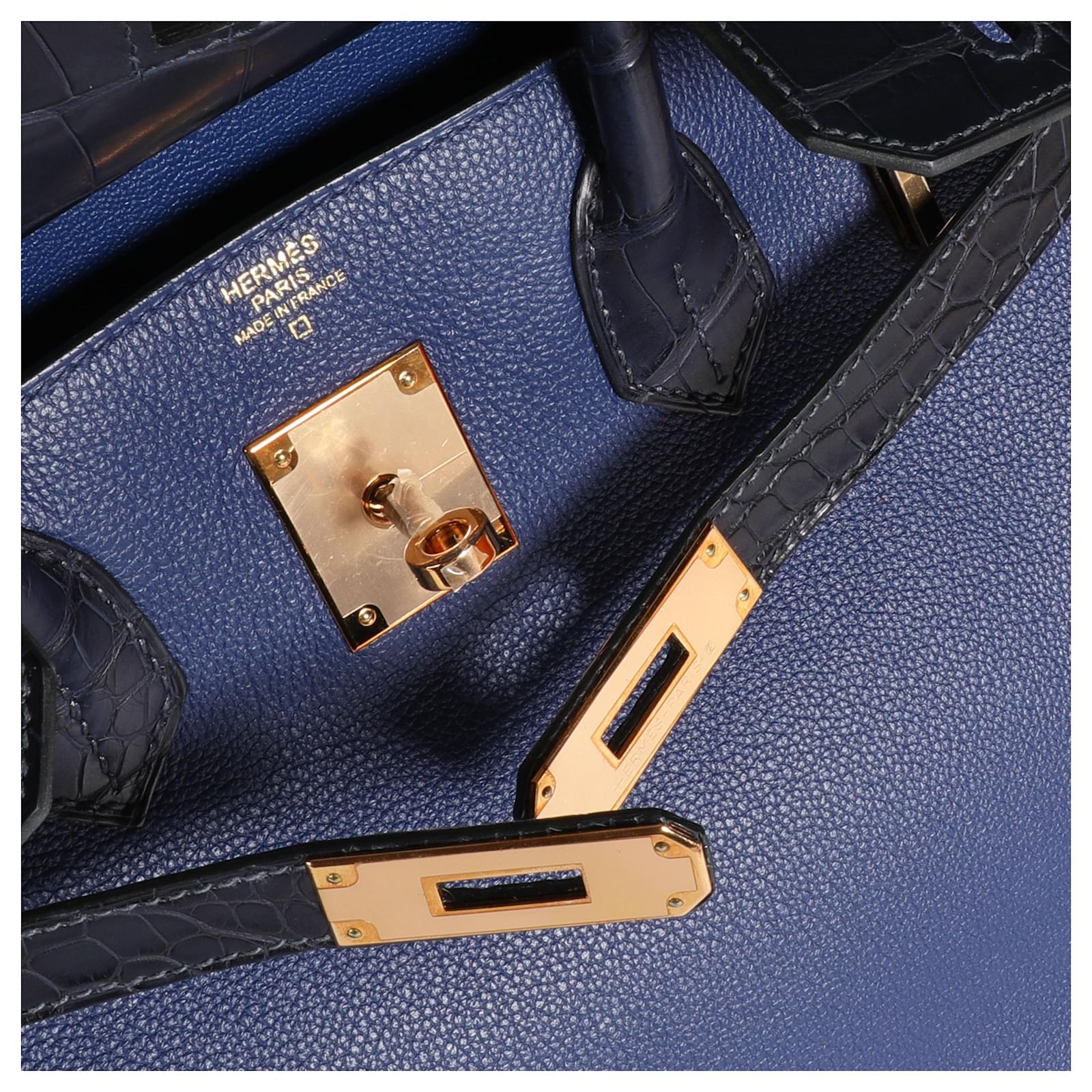 Hermès Birkin Limited Edition 25 Bleu Saphir Touch Taurillon Novillo R —  The French Hunter