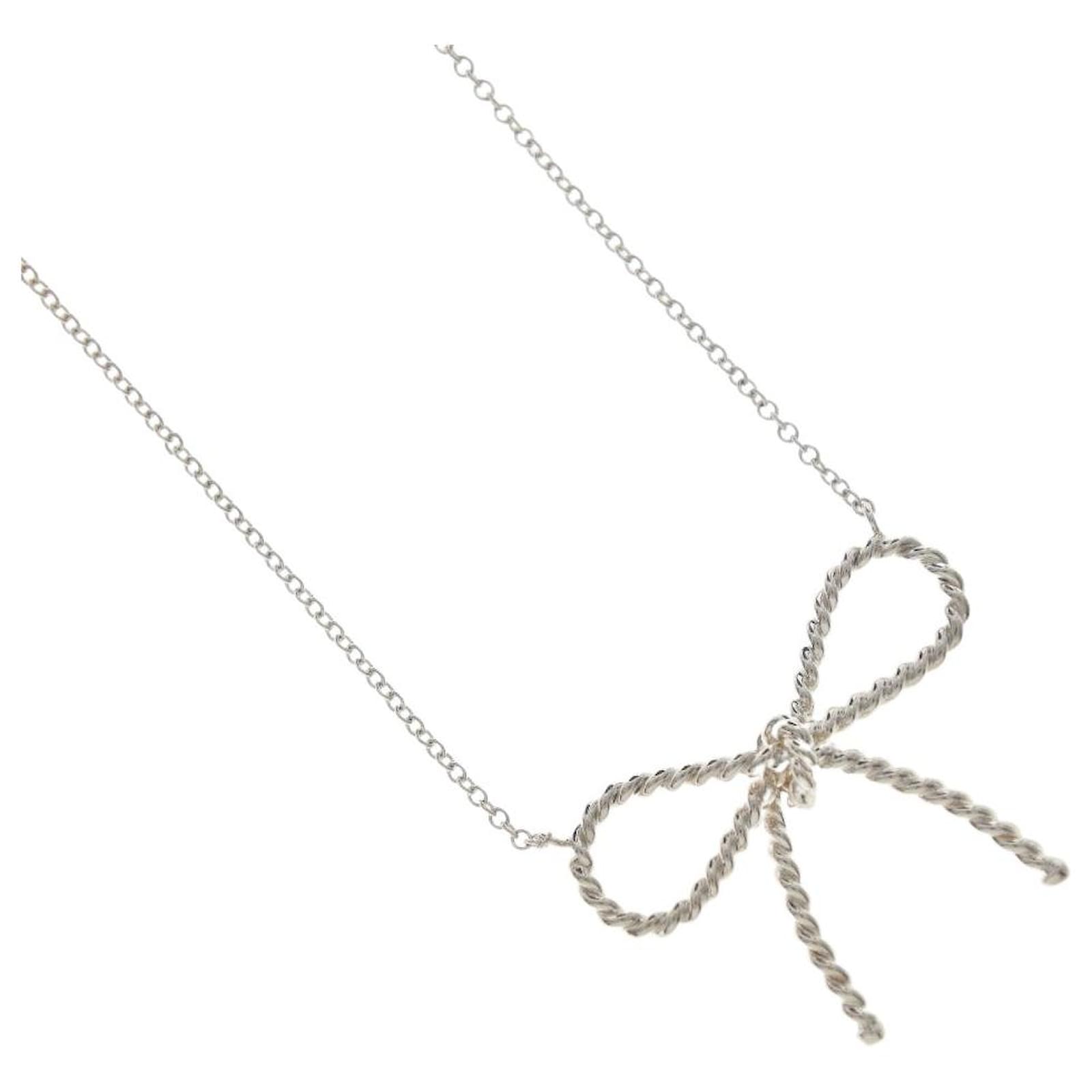 TIFFANY & CO. Twisted Ribbon Silvery Silver ref.620614 Joli Closet