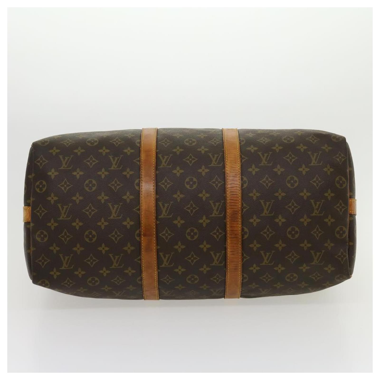 Auth LOUIS VUITTON Keepall Bandouliere 50 Travel Bag M41416