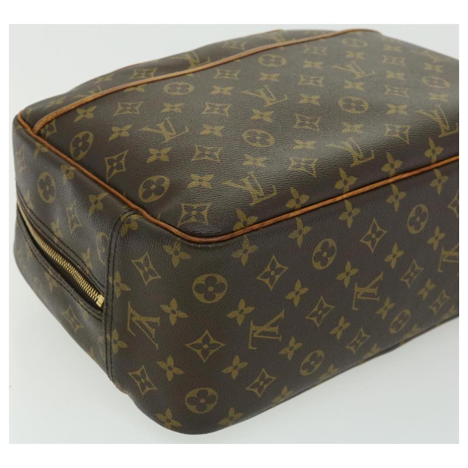 LOUIS VUITTON Monogram Deauville Hand Bag M47270 LV Auth 38517