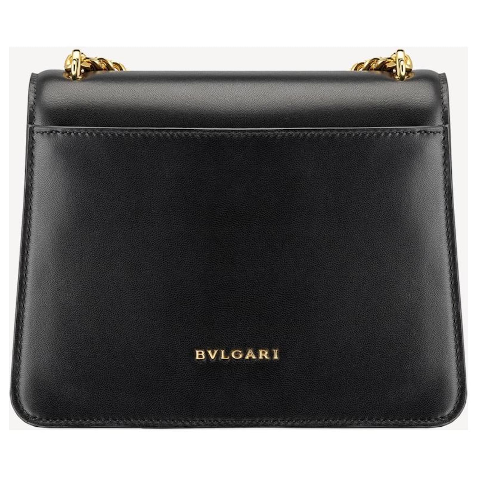 Bulgari BVLGARI shoulder bag Black Leather ref.318040 - Joli Closet