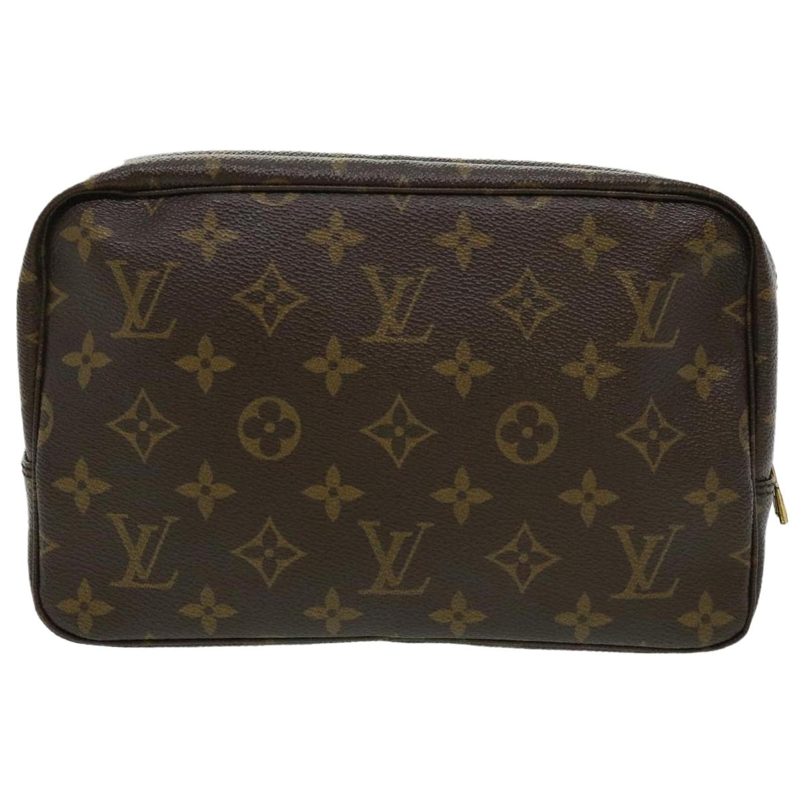 Louis Vuitton Monogram Trousse Toilette 23 M47524 Brown Cloth ref