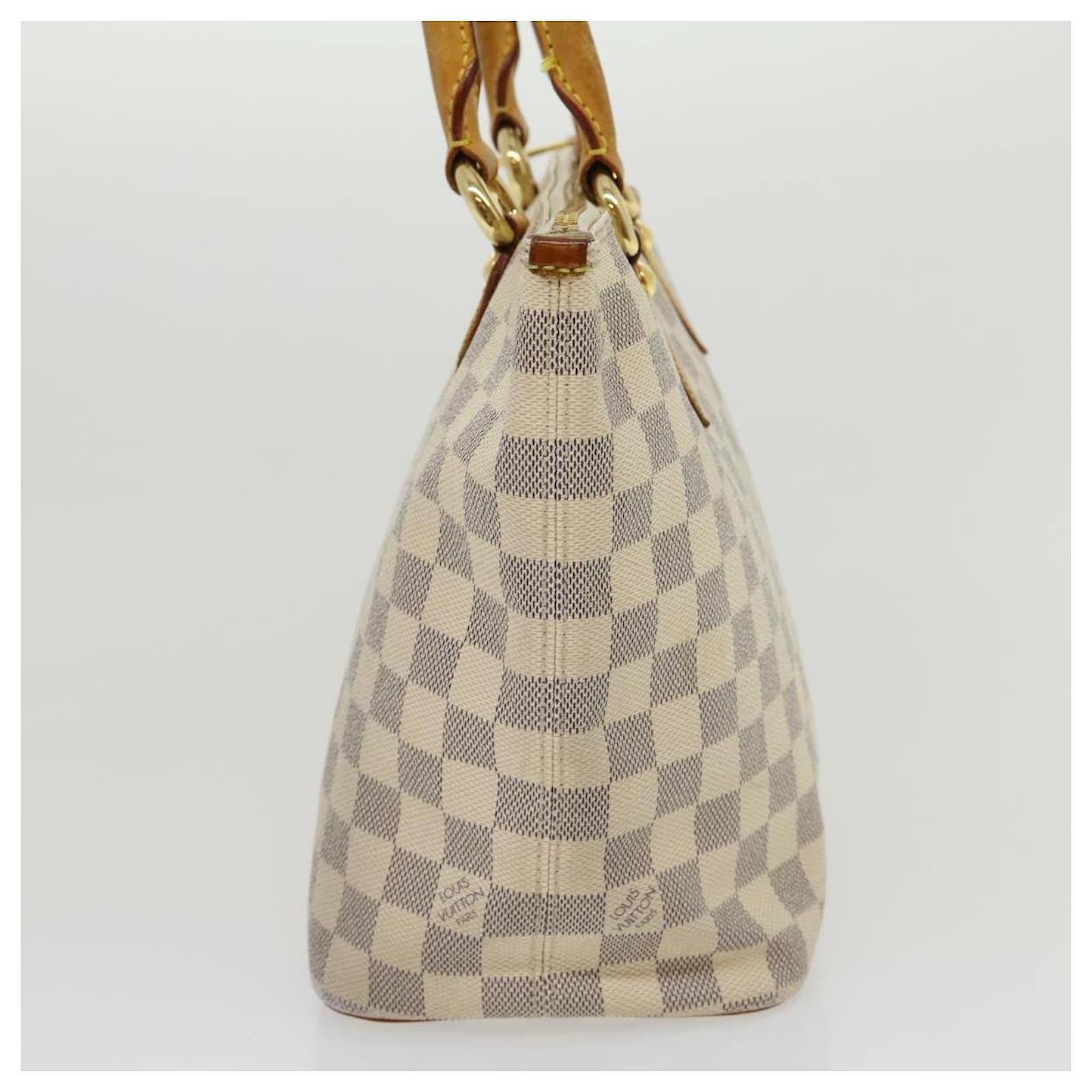 Auth Louis Vuitton Damier Azur Saleya PM N51186 Women's Tote Bag