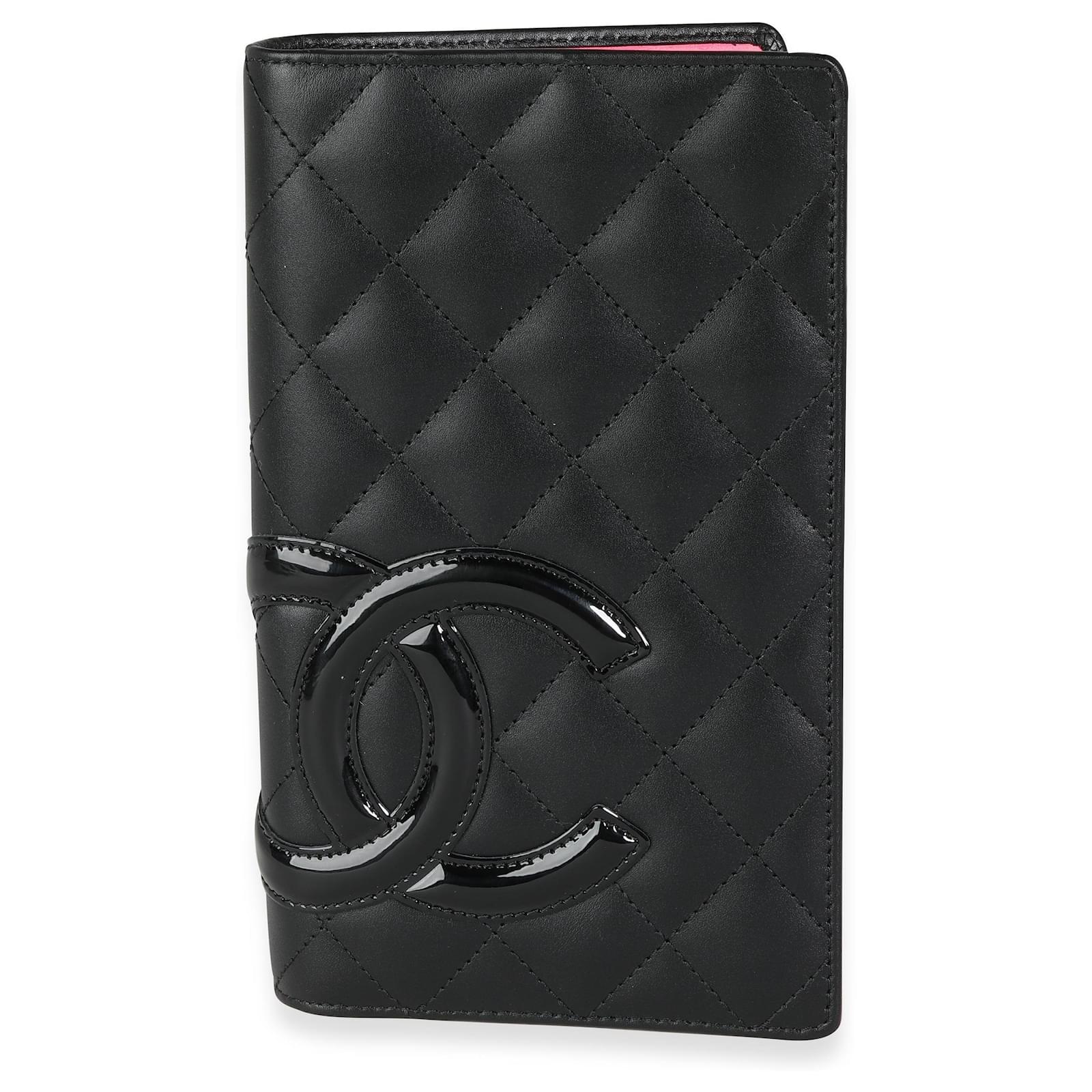 Chanel Black Quilted calf leather & Patent Leather Cambon Ligne Yen
