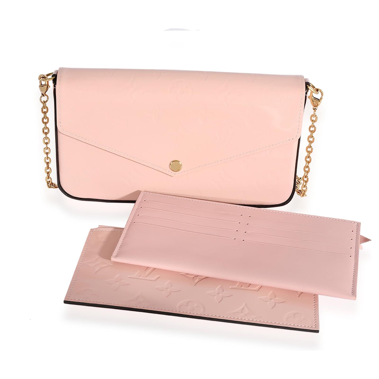 Louis Vuitton Fuchsia/Pink Monogram Vernis Valentine's Day Felicie Pochette  Bag - Yoogi's Closet