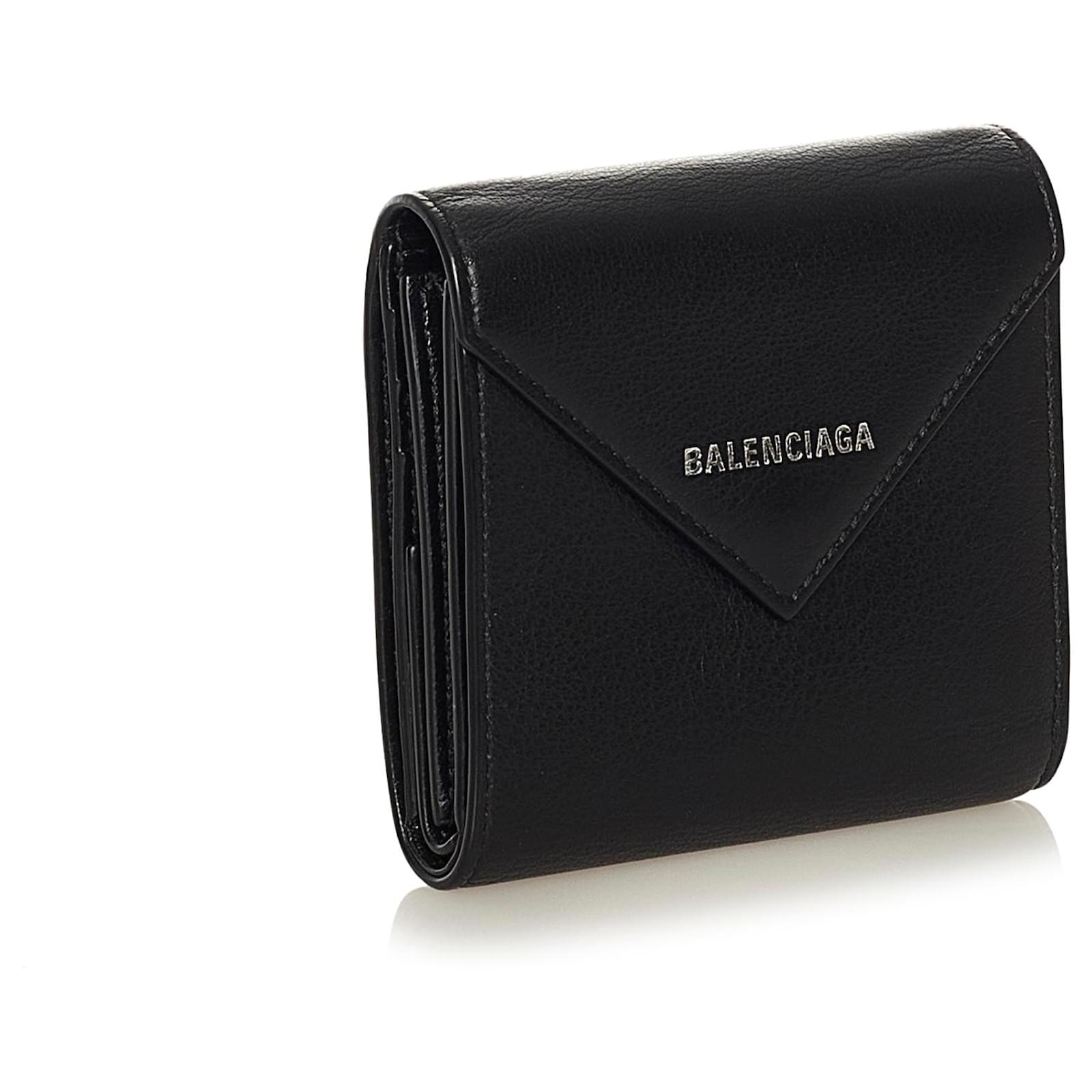 小物 BALENCIAGA PAPIER COMPACT WALLET BLACK BALENCIAGA PAPIER COMPACT WALLET BLACK
