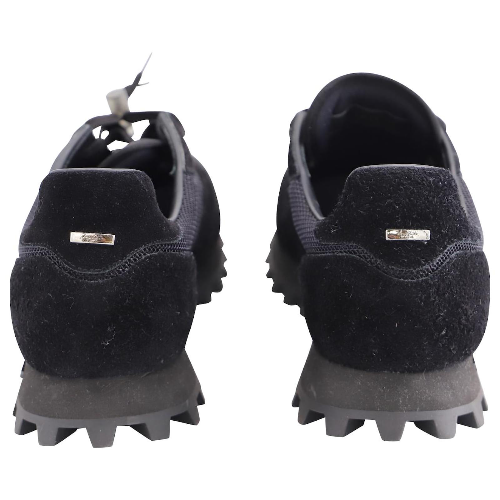 Louis Vuitton Men's Runner Sneakers Mesh and Suede - ShopStyle Flip Flop  Sandals