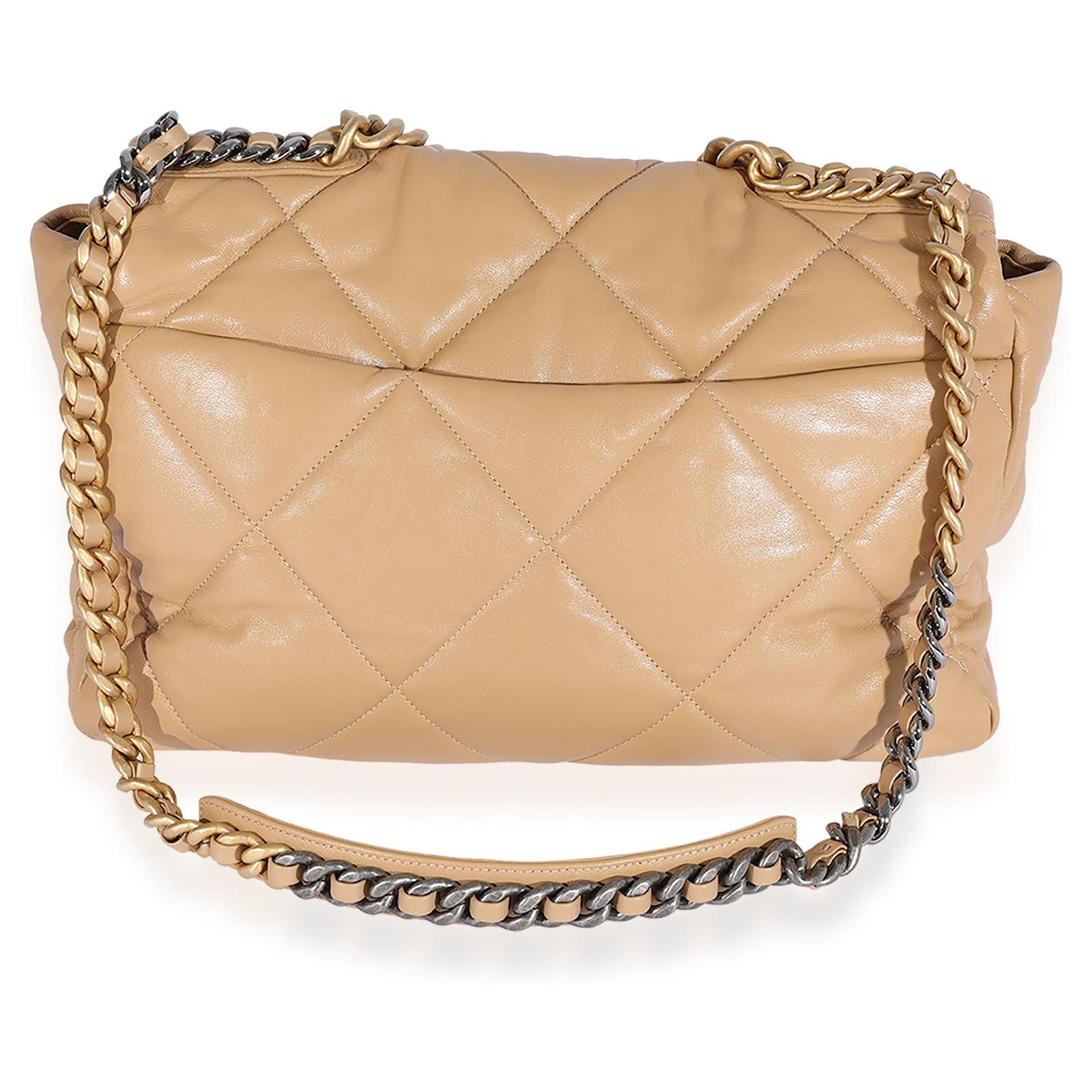 Chanel 19 Maxi Quilted Lambskin Flap Bag