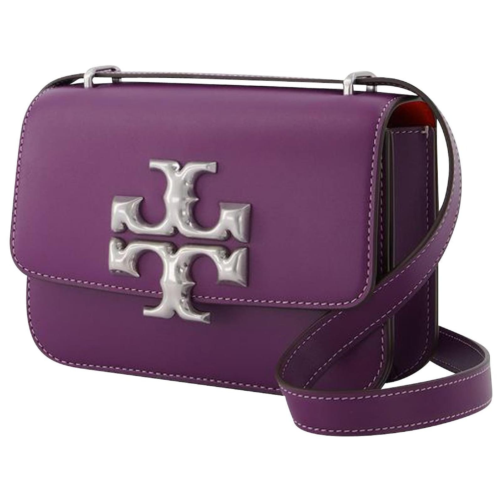 Tory Burch Leather Crossbody Bag - Purple Crossbody Bags, Handbags -  WTO621059 | The RealReal