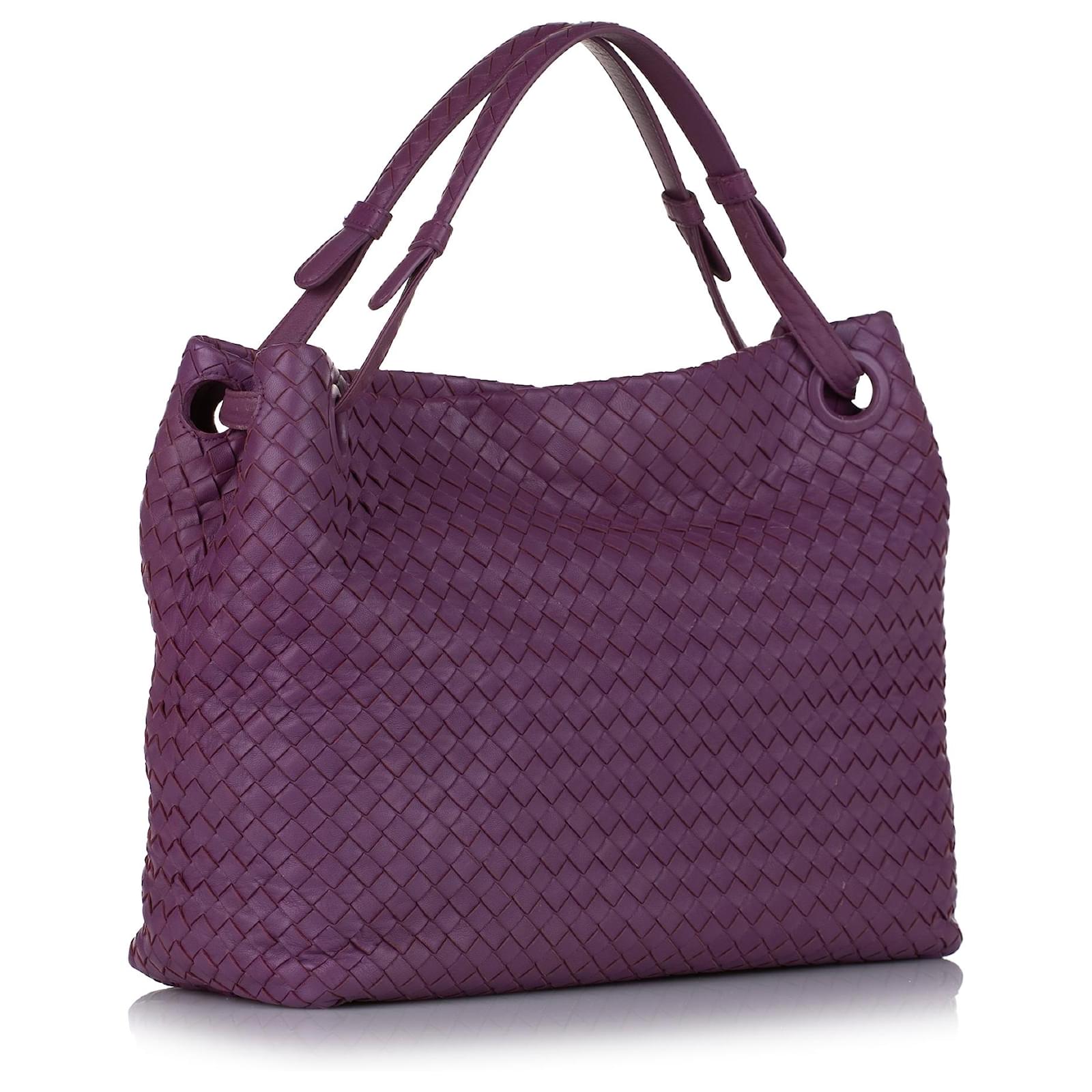 Bottega Veneta Purple Intrecciato Garda Leather Tote Bag ref.623548 ...