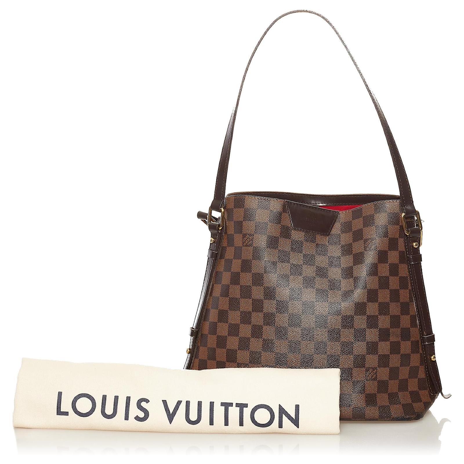 Louis Vuitton Brown Damier Ebene Cabas Rivington Cloth ref.623549 - Joli  Closet