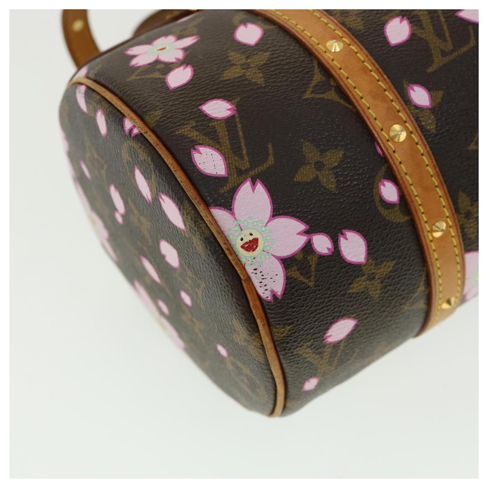 LOUIS VUITTON Monogram Cherry Blossom Papillon GM Hand Bag M92009 LV Auth  bs1731 Brown Pink Cloth ref.623728 - Joli Closet
