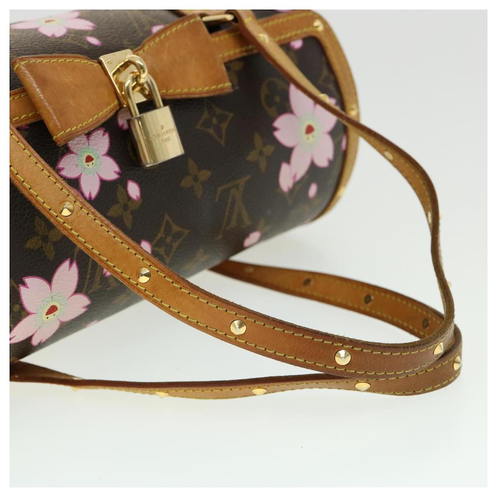 LOUIS VUITTON Monogram Cherry Blossom Papillon GM Hand Bag M92009 LV Auth  bs1731 Brown Pink Cloth ref.623728 - Joli Closet