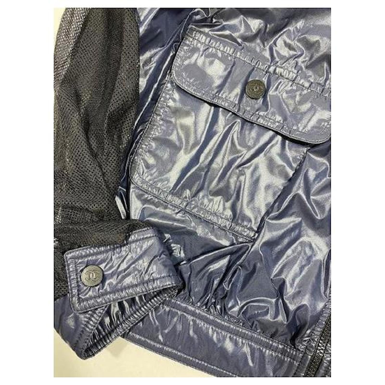Chanel Nylon Jacket Jumper ロゴ Chanel Nylon Large Logo Zippered Hoodie - SRM – SHENGLI ROAD