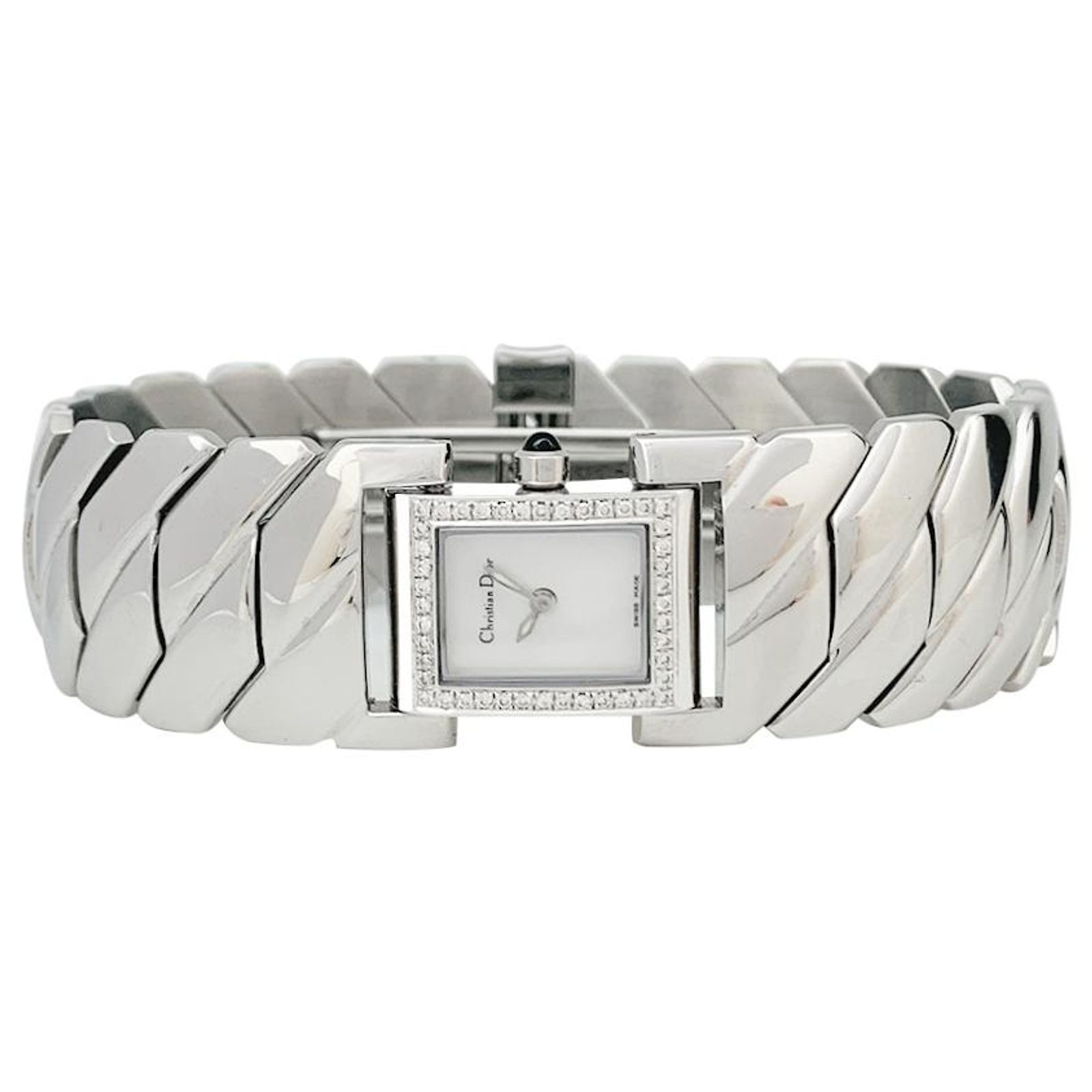 Montre Femme Façonnable Dôme DIAMONDS – Cadran Nacre, Incrustée Diamants, Occasion élégante