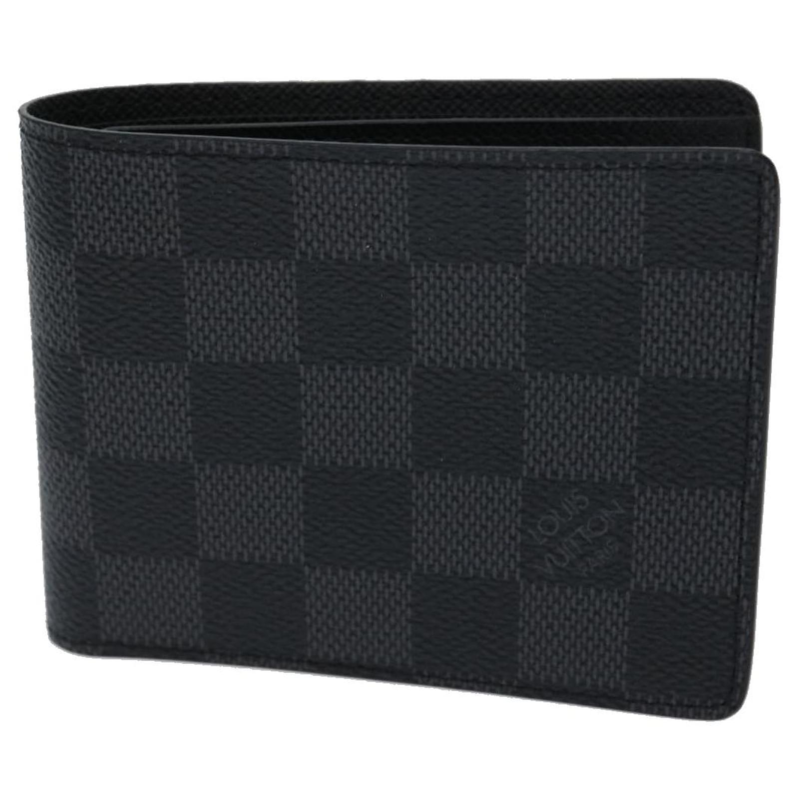 Louis Vuitton Damier Slender Wallet Black/Gray