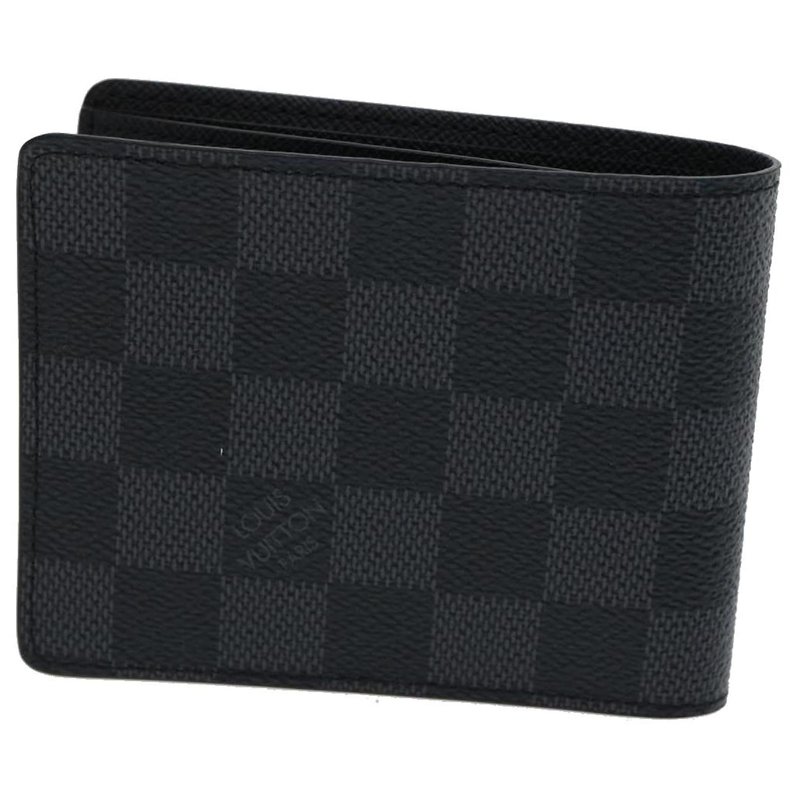 Louis Vuitton Wallet Slender Damier Graphite Gray/ Black