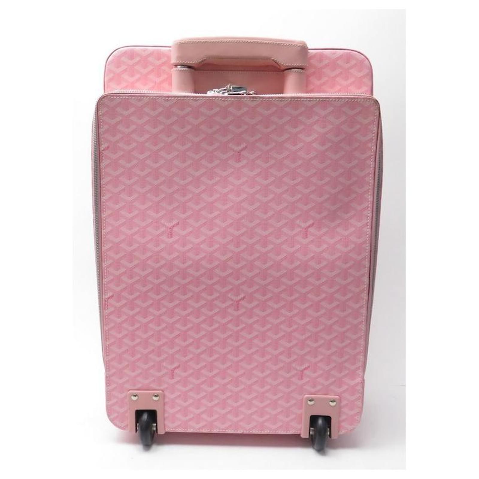 Goyard canvas suitcase - Bagage Collection