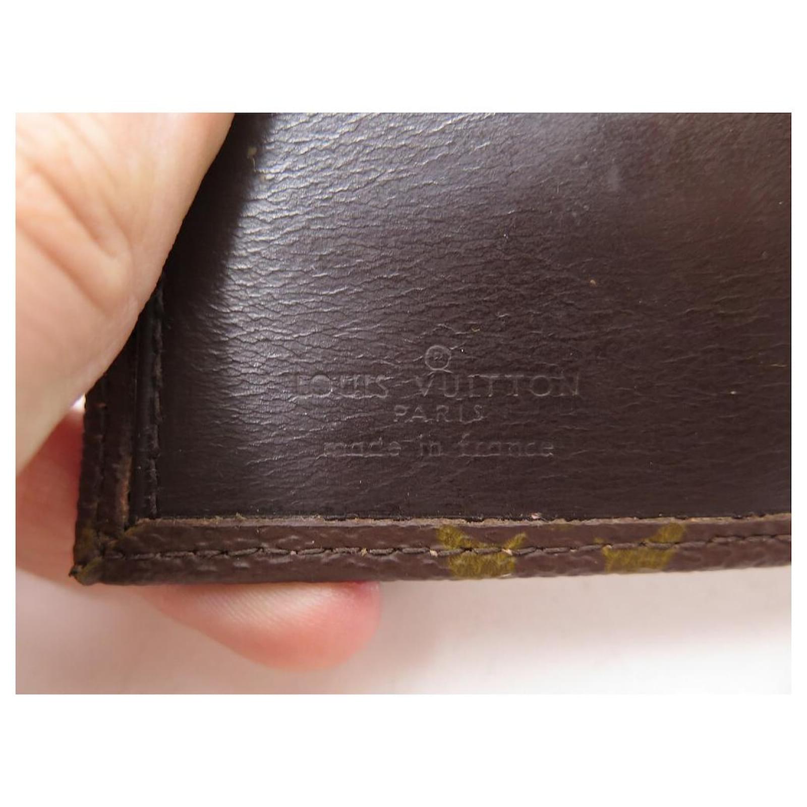 Louis Vuitton Vintage Leather Money Clip