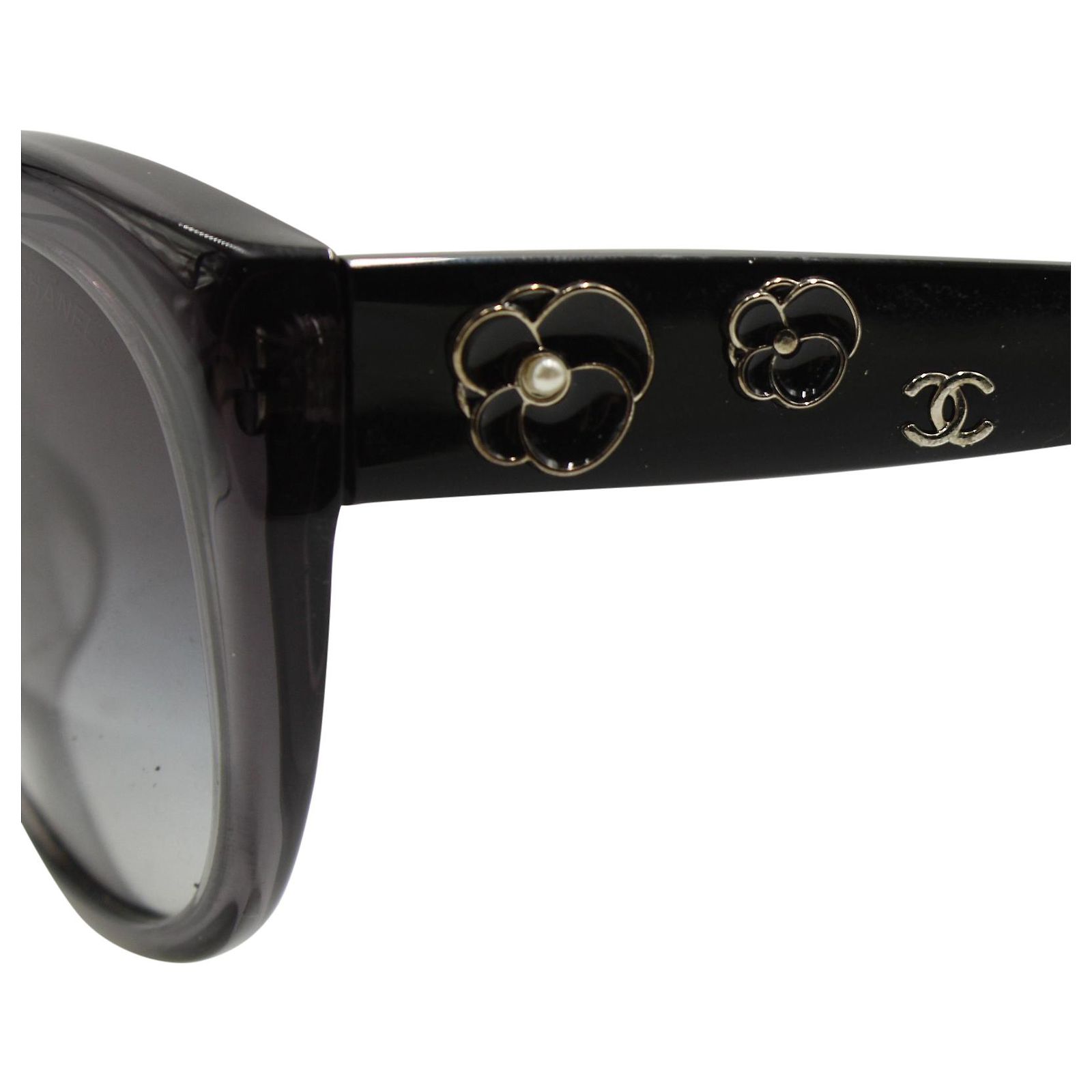 Chanel 5187 HA Sunglasses in Black Acetate Cellulose fibre 