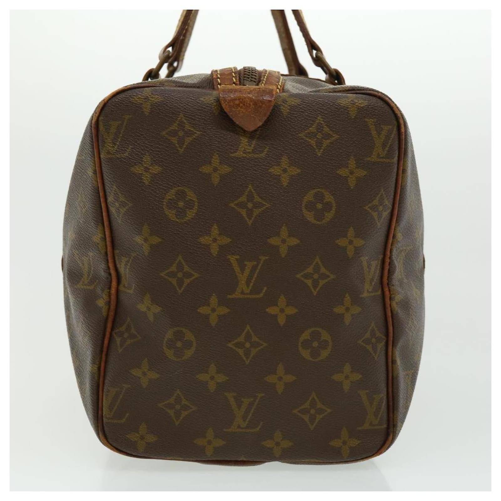 LOUIS VUITTON Monogram Sac Souple 35 Boston Bag Vintage