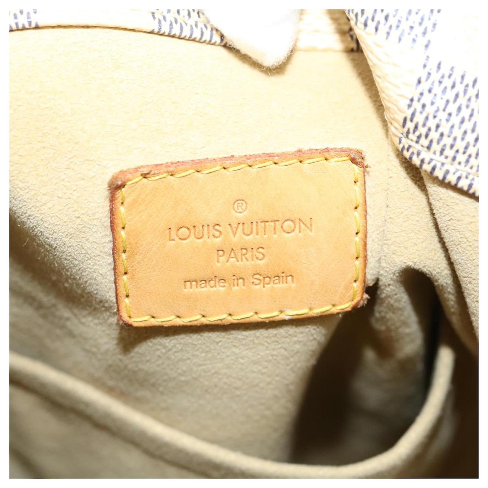 LOUIS VUITTON Handbag N41174 Arti MM Damier Azur Canvas/Leather white –