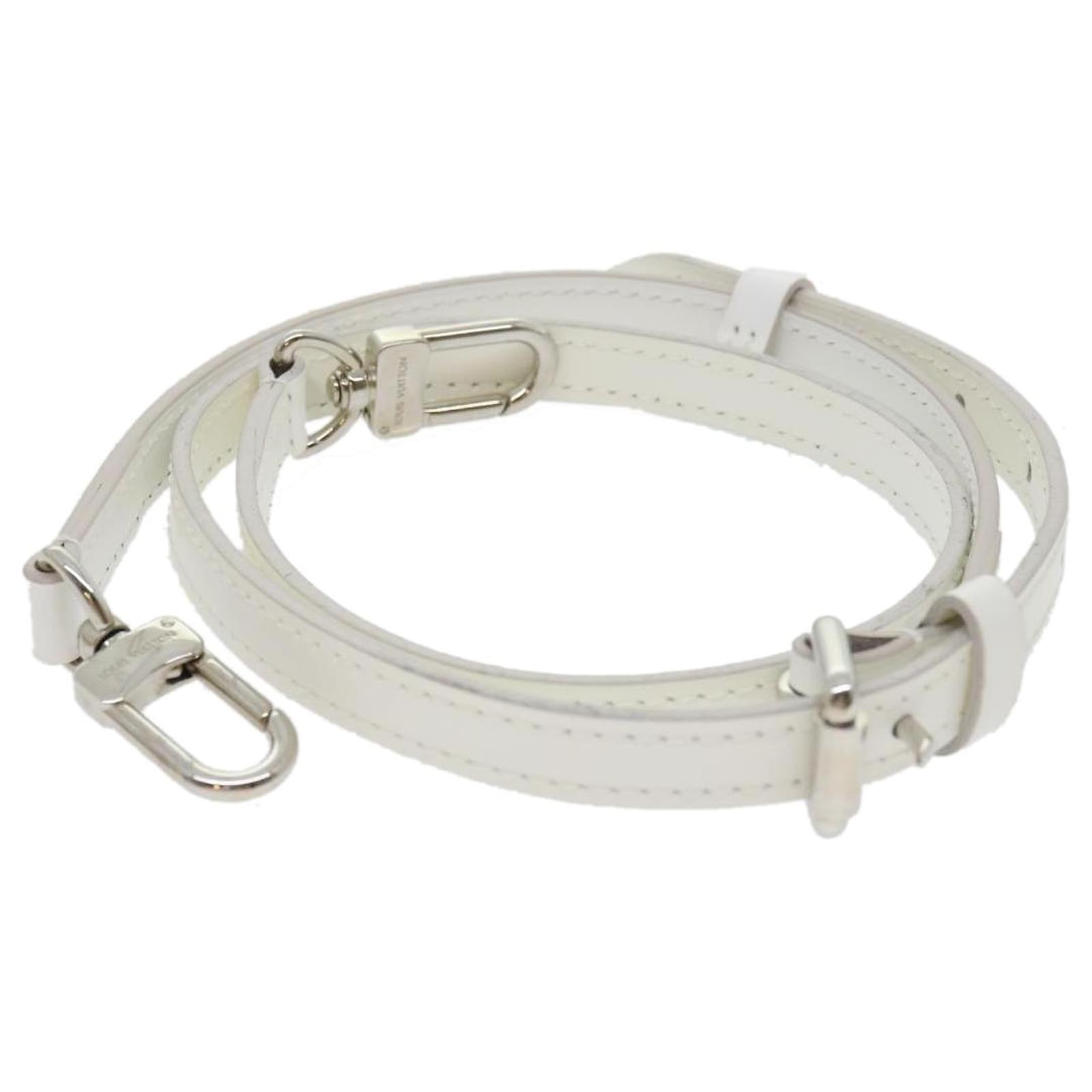 Louis Vuitton White Epi Leather Shoulder Strap Bandouliere 3LU0224 –  Bagriculture