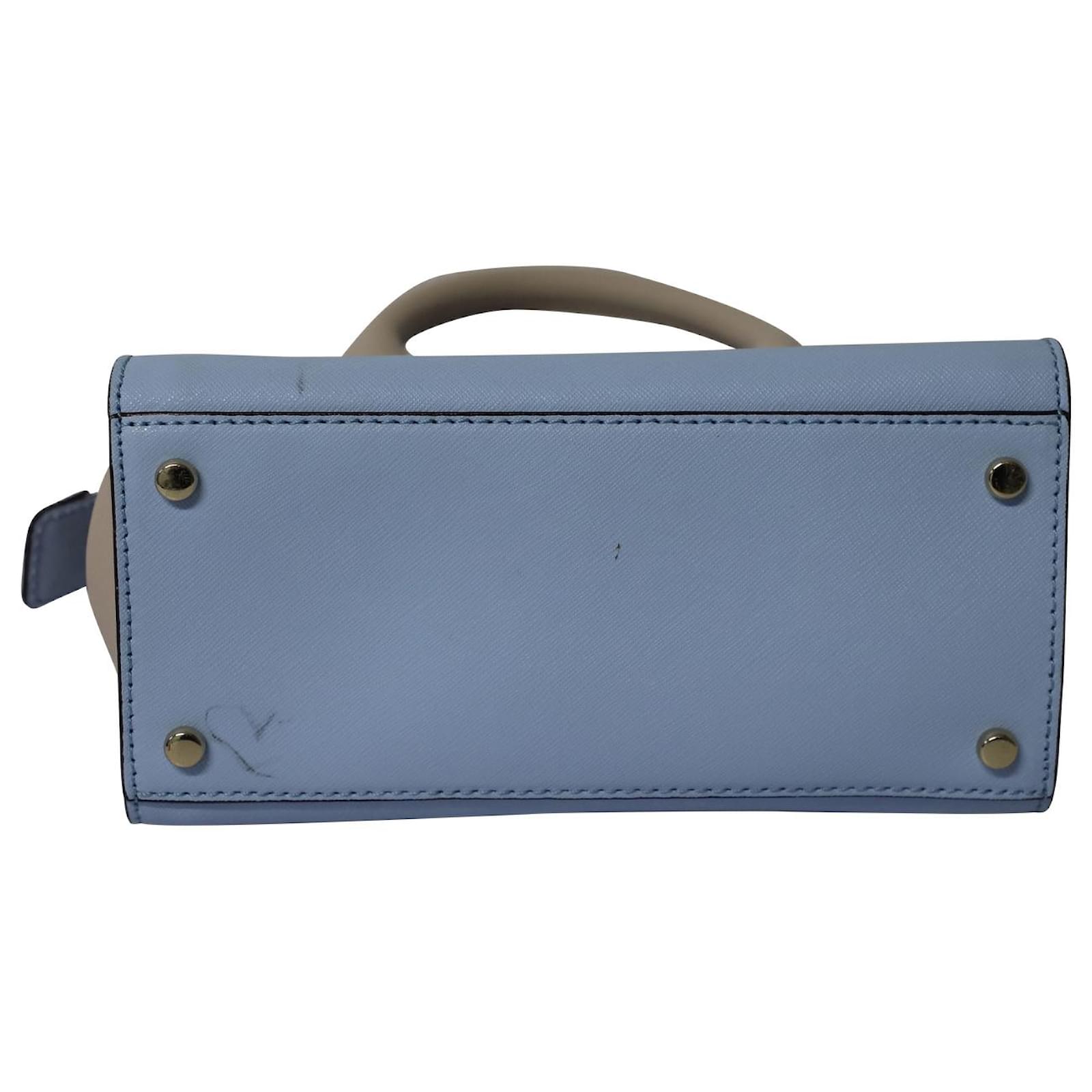 Kate Spade Cameron Street Mini Candace Satchel Bag in Light Blue Leather  ref.625602 - Joli Closet