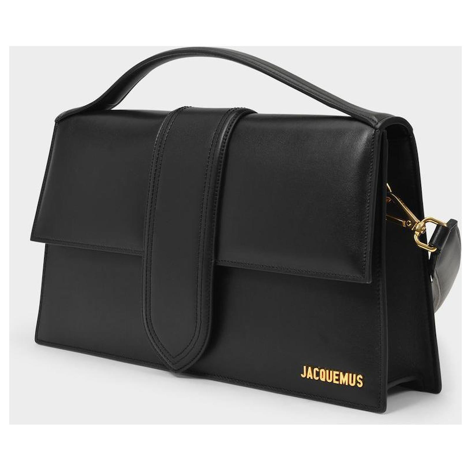JACQUEMUS Schwarz Leder ref.625792 Joli Closet