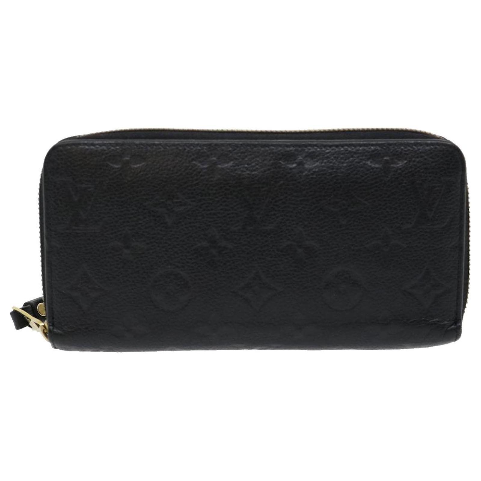 Louis+Vuitton+M61864+Monogram+Empreinte+Zippy+Wallet+-+Black for