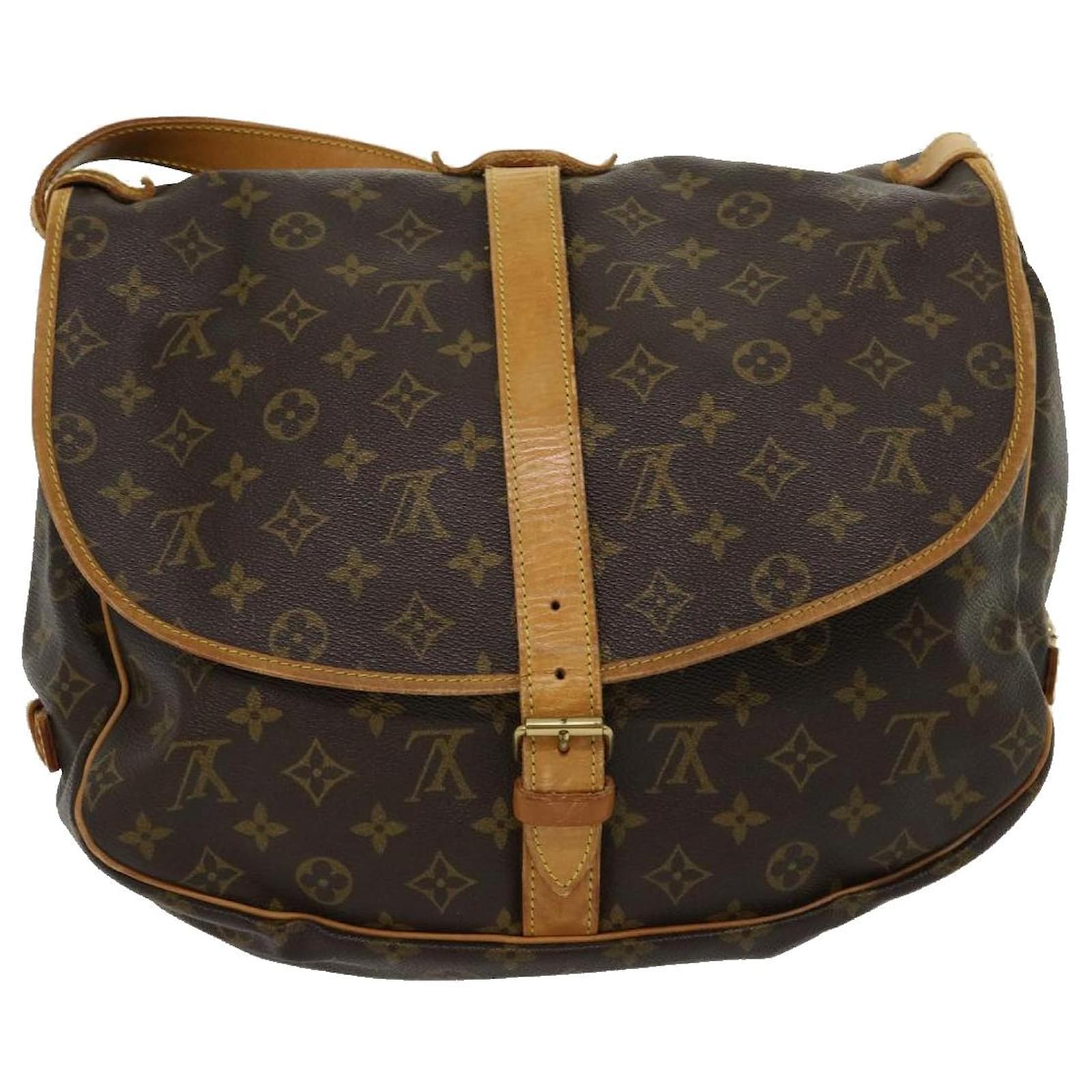 Louis Vuitton Monogram Saumur 35 Shoulder Bag M42254 LV Auth