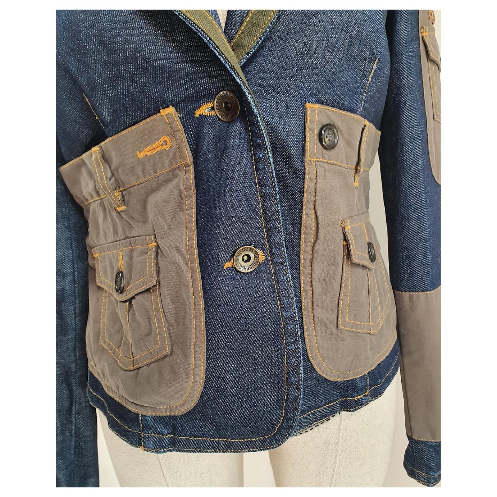 Veste noire à pois orange marque GILGAVIN taille 54