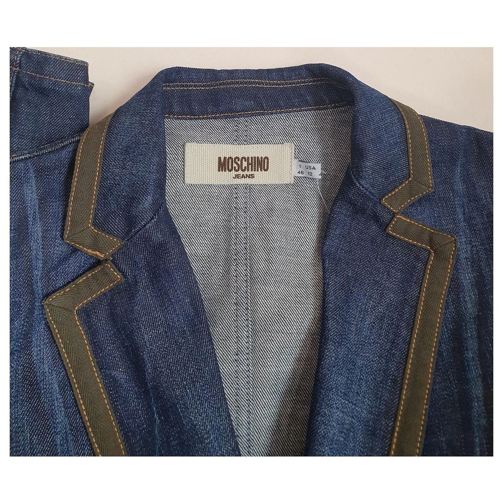 Veste Femme MOTIVI En Coton Bleu – Taille 36, Style Tailleur, Neuf Avec étiquettes