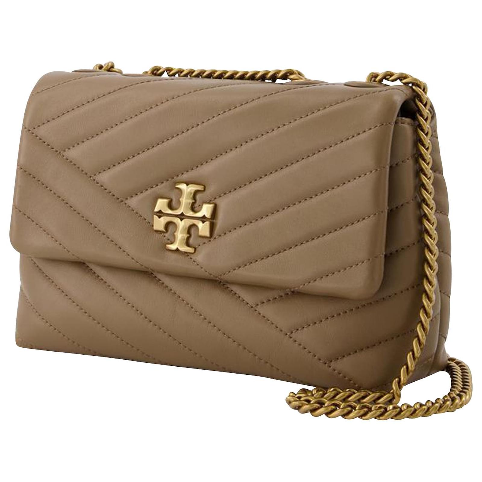 Tory Burch Kira Chevron Small Convertible Leather Shoulder Bag