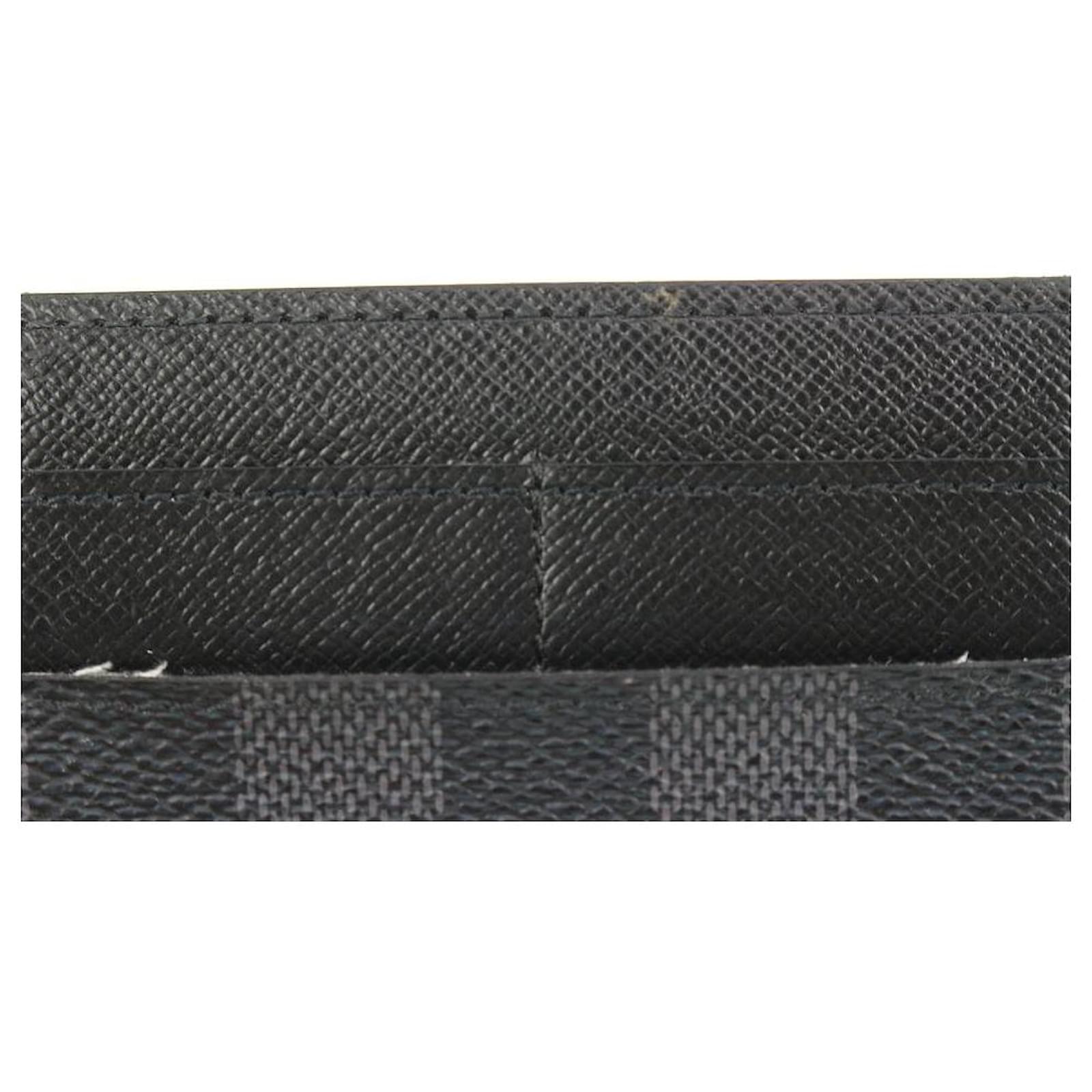 Louis Vuitton Damier Graphite Large Card Holder Wallet Case Insert 25lk413s