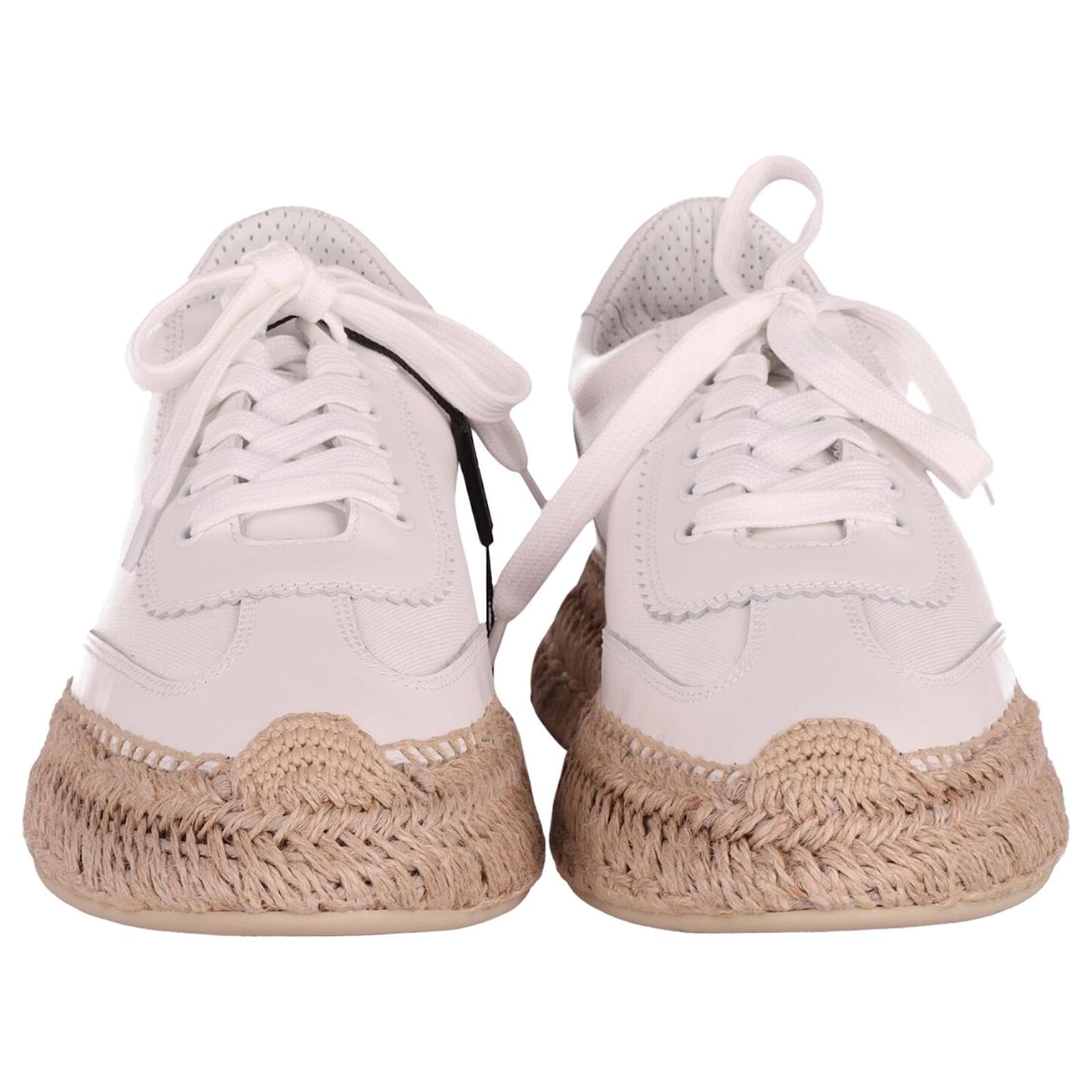 Christian Louboutin Espasneak Sneakers in White calf leather