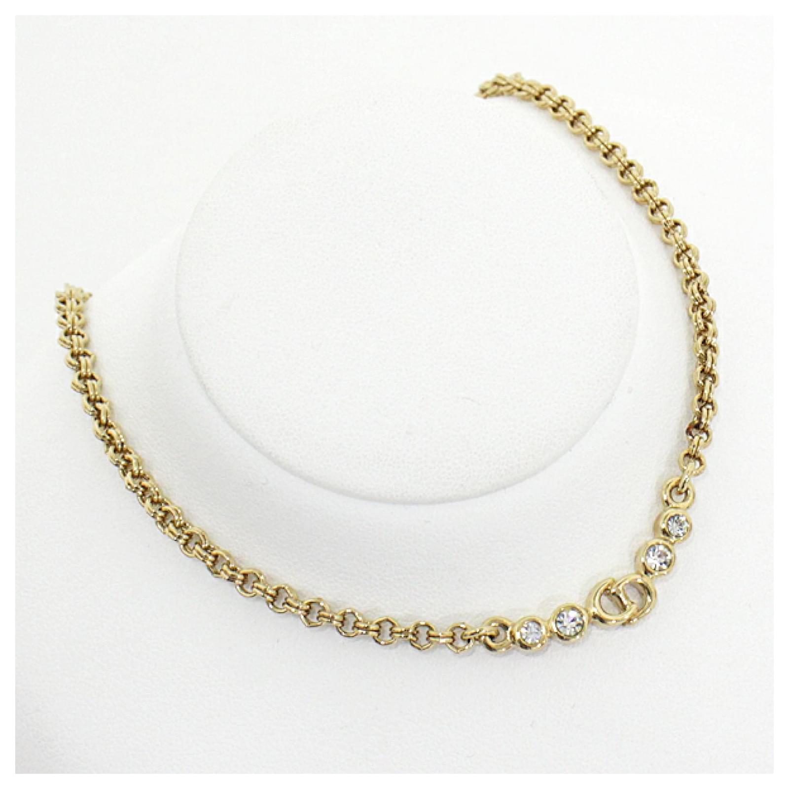 Christian Dior Necklaces Gold hardware Goldplated ref.627001 Joli Closet