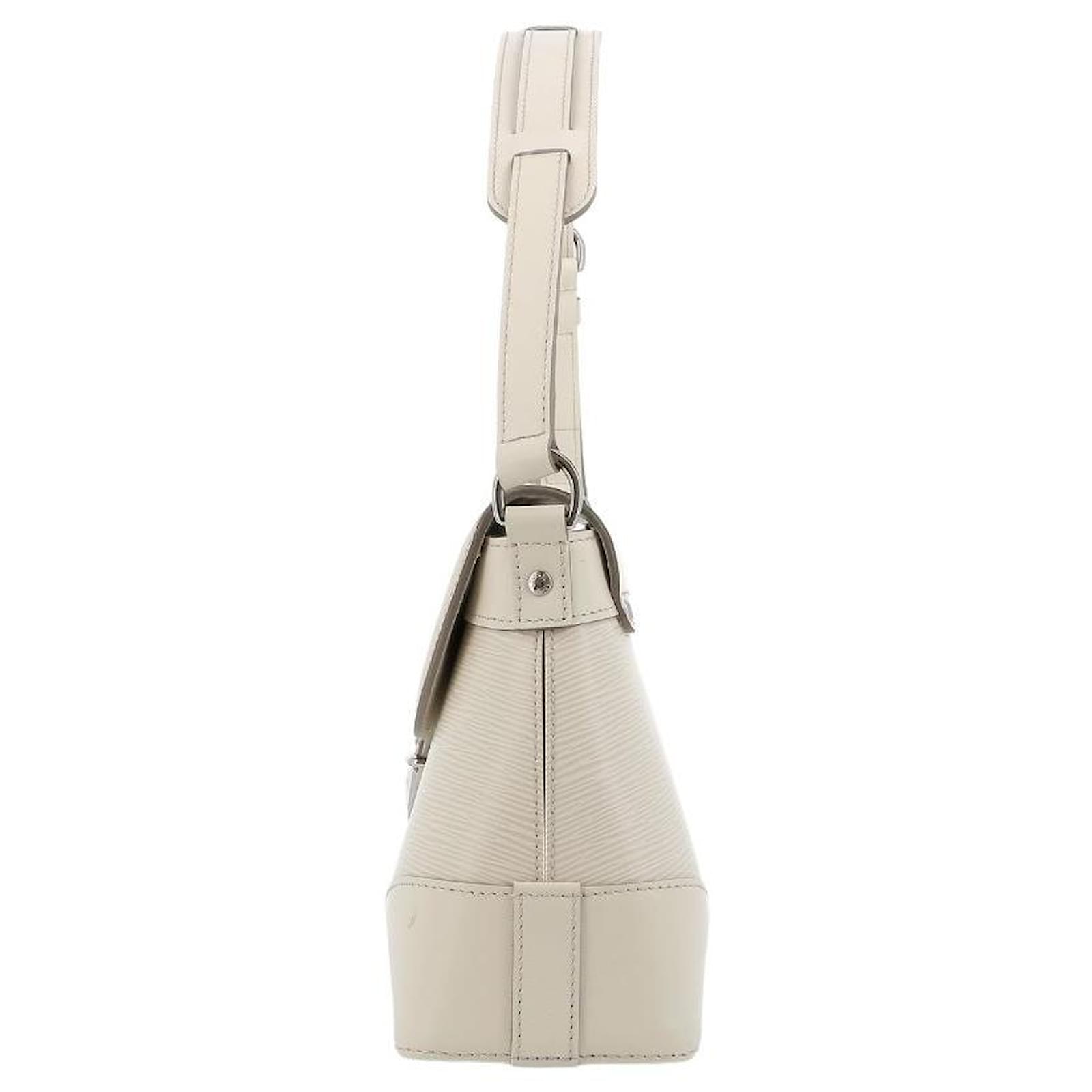 Bagatelle leather crossbody bag Louis Vuitton White in Leather - 17065503
